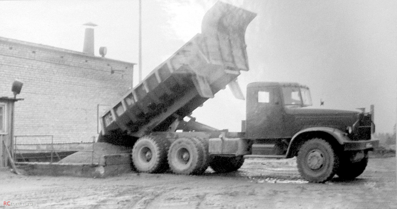 Краз-256Б выгрузка (6)