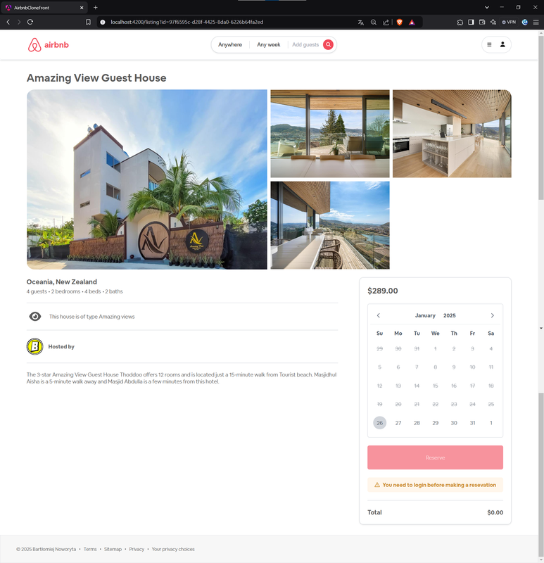 Listing view