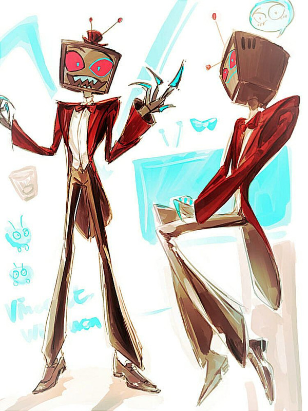 朋友为我绘制的红西装Vincent！