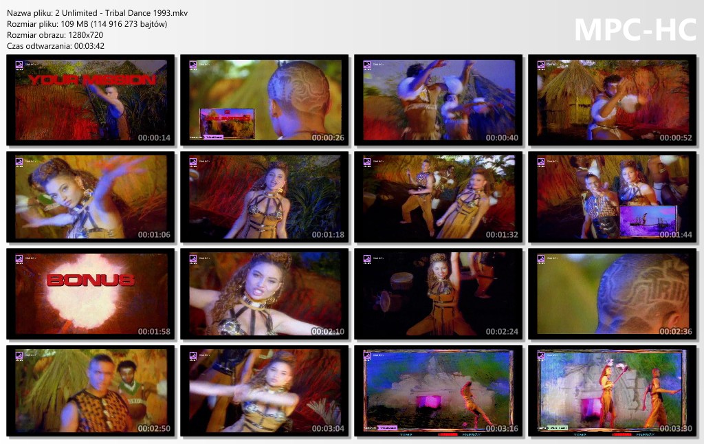 2 Unlimited Tribal Dance 1993 mkv thumbs
