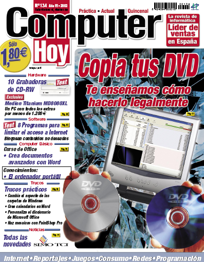 choy134 - Revistas Computer Hoy nº 111 al 136 [2003] [PDF] (vs)