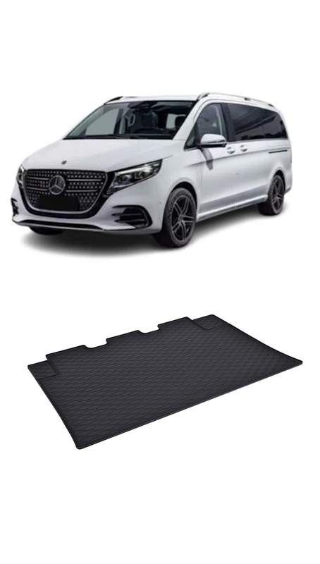 Tavita auto MERCEDES V L 8/9 locuri 2024- prezent, protectie portbagaj, Cri-Flo, din cauciuc 100%, compatibil cu autoturismul MERCEDES V