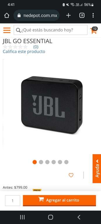 Home depot: JBL GO ESSENTIAL 
