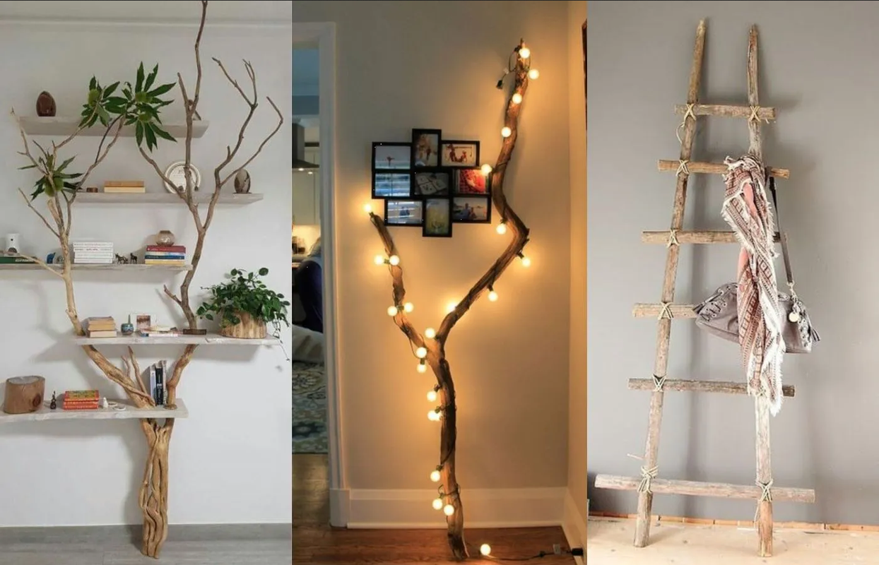 ¿Cómo decorar la casa? Mira estas 5 ideas de decoración con ramas de árboles