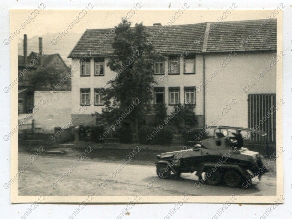 Foto, Wehrmacht, Sdkfz, Panzerspähwagen, Funk