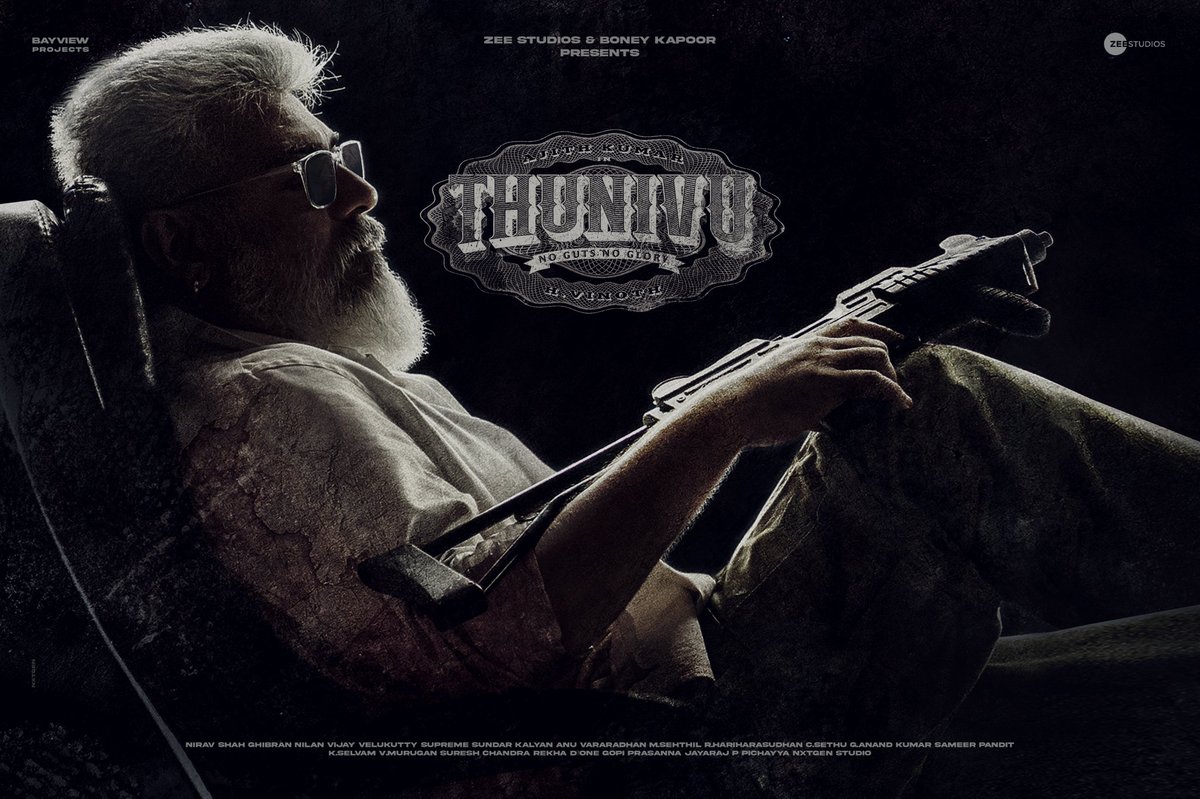 AK 61: Thunivu second look release date, time Tamil Movie, Music Reviews and News
