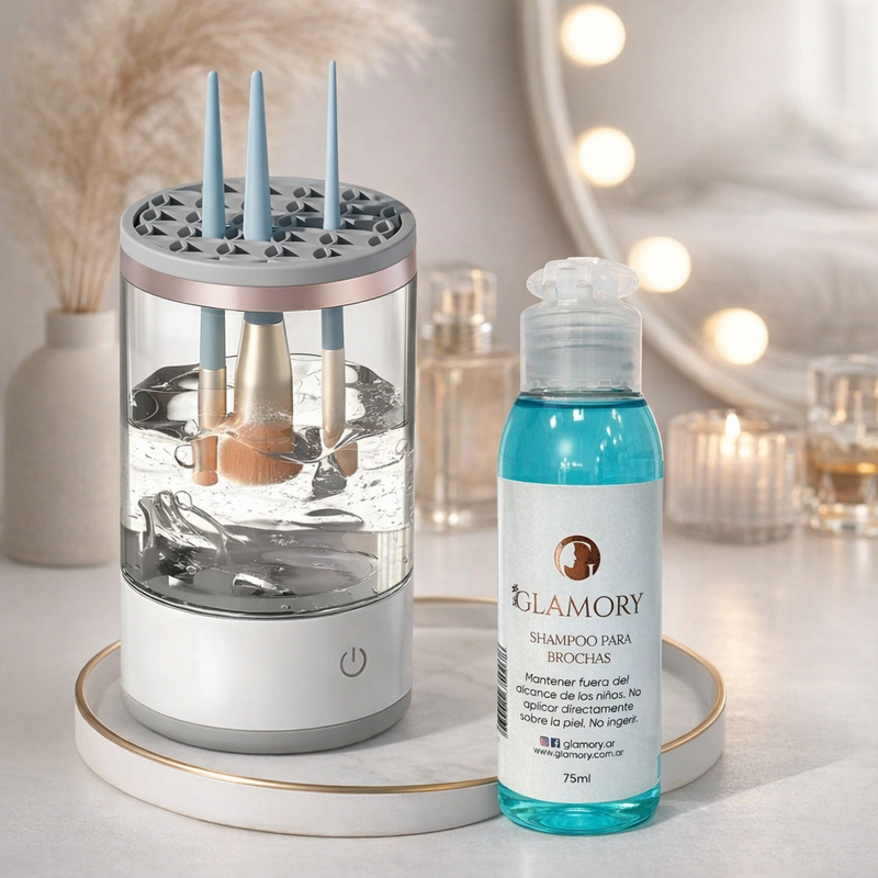 Shampoo limpia brochas de regalo