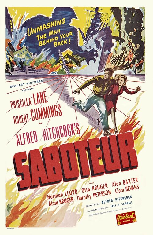Sabotaż / Saboteur (1942) PL.1080p.BDRip.DD.2.0.x264-OK | Lektor PL