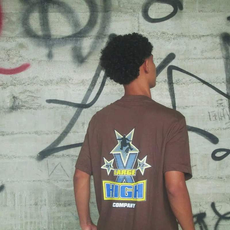 Camisa azul thug nine