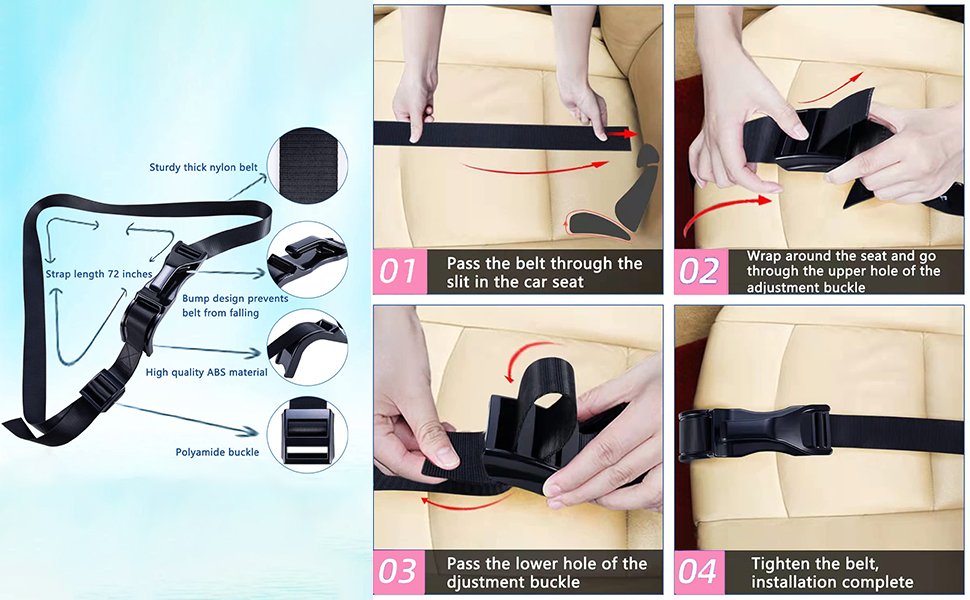 Centura auto sarcina confort protectie burta impact