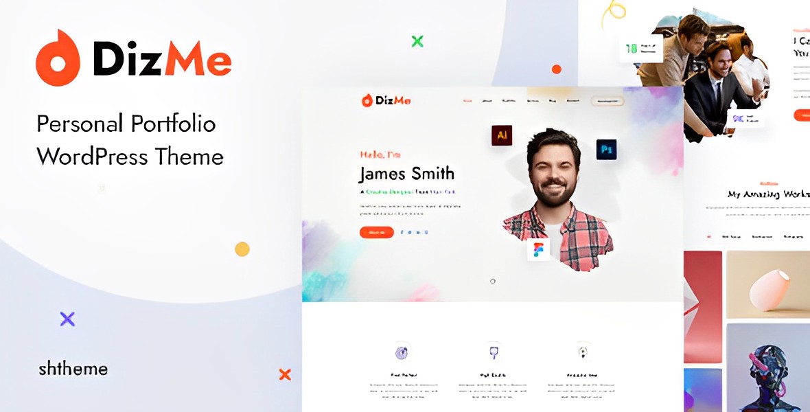Dizme – Personal Portfolio WordPress Theme