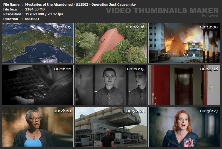 Mysteries of the Abandoned - S11E03 - Operation Just Cause.mkv