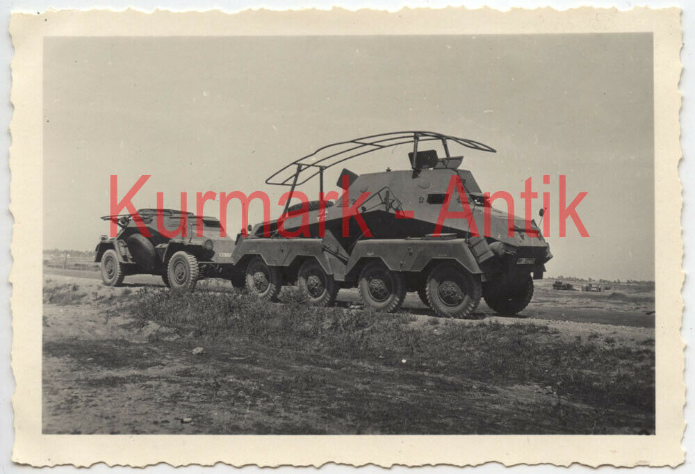 Foto Wehrmacht Panzer Spähwagen 223   263 Funker Antenne Front