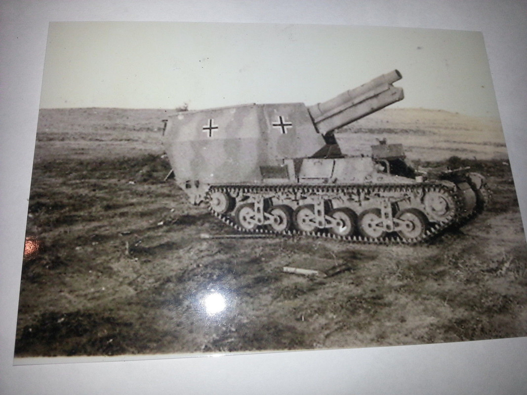 WK2 Foto Deutsche Haubitze Großes Geschütz Postk