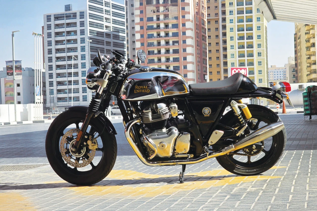 Royal Enfield Continental GT 650 tyre fitment context