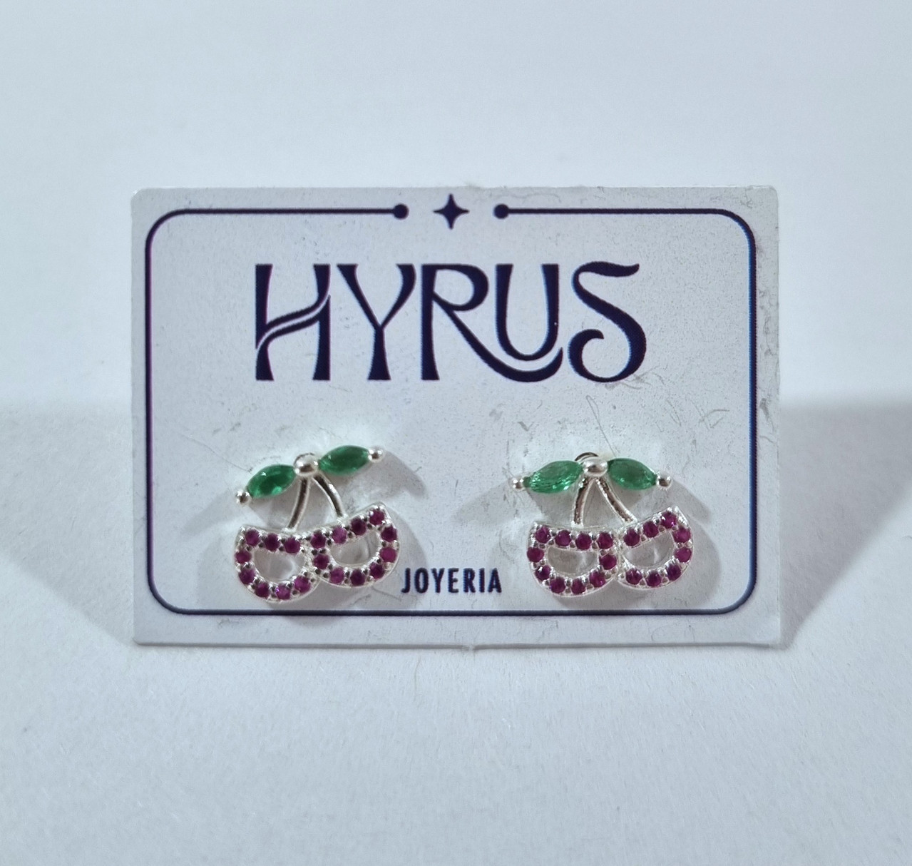 Aretes cereza #00221