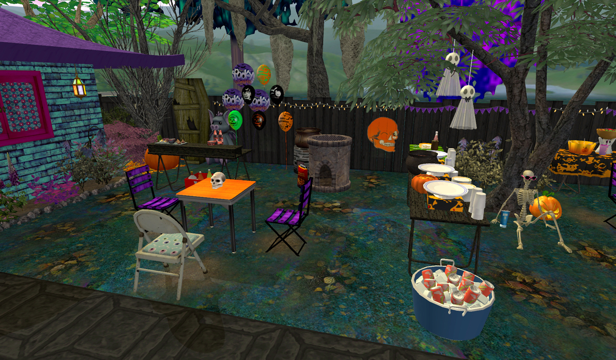 Halloween pool party lot preview 6