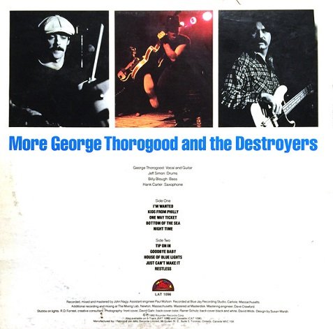 George Thorogood And The Destroyers - More George Thorogood And The Destroyers (1980) [Vinyl Rip 32/192] lossless+MP3