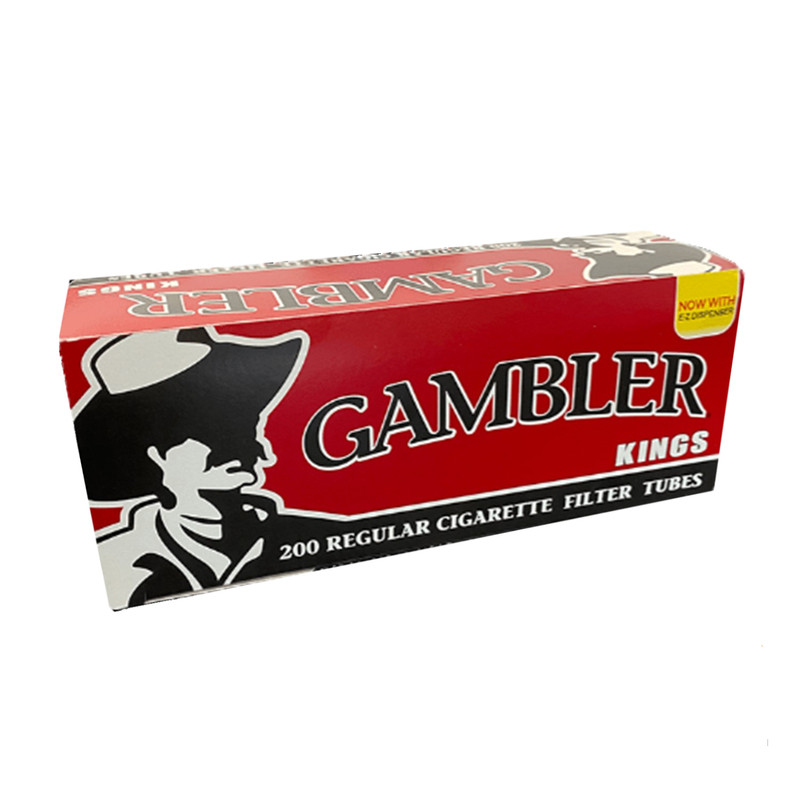 gambler cigarette tubes near me 50 Boxes of 200 100s 100mm 10000 Pieces : Health & Household 200 tubes per box Gambler Tube Silv 100 200ct