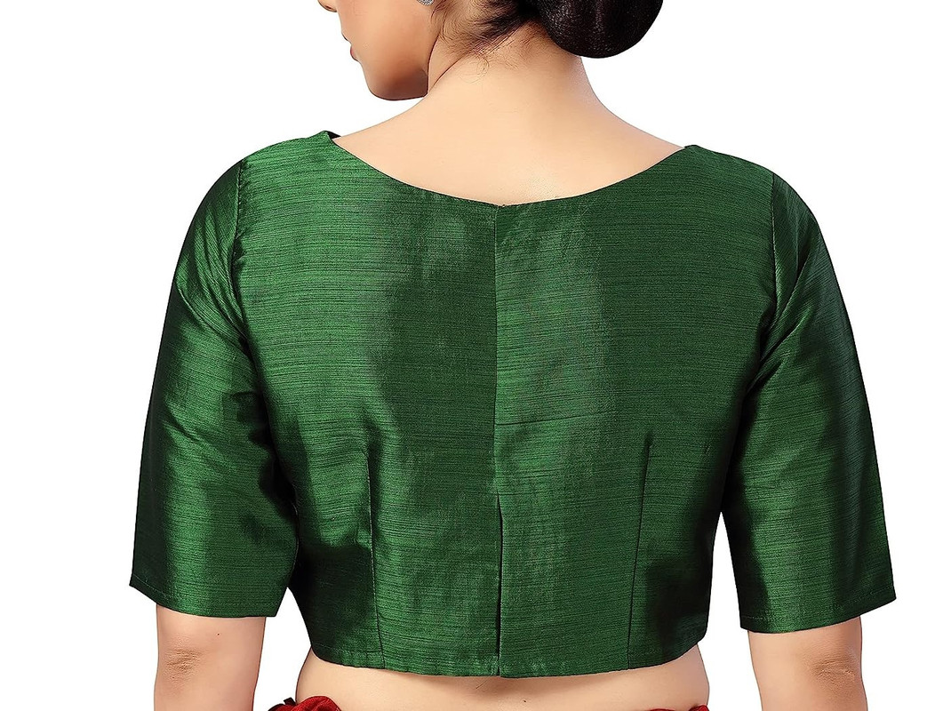 Para mujer Blusa Diseñador Hermosa Lehenga Prenda para el torso recortada Fiesta Ropa Choli Saree Blusa - Imagen 19 de 51