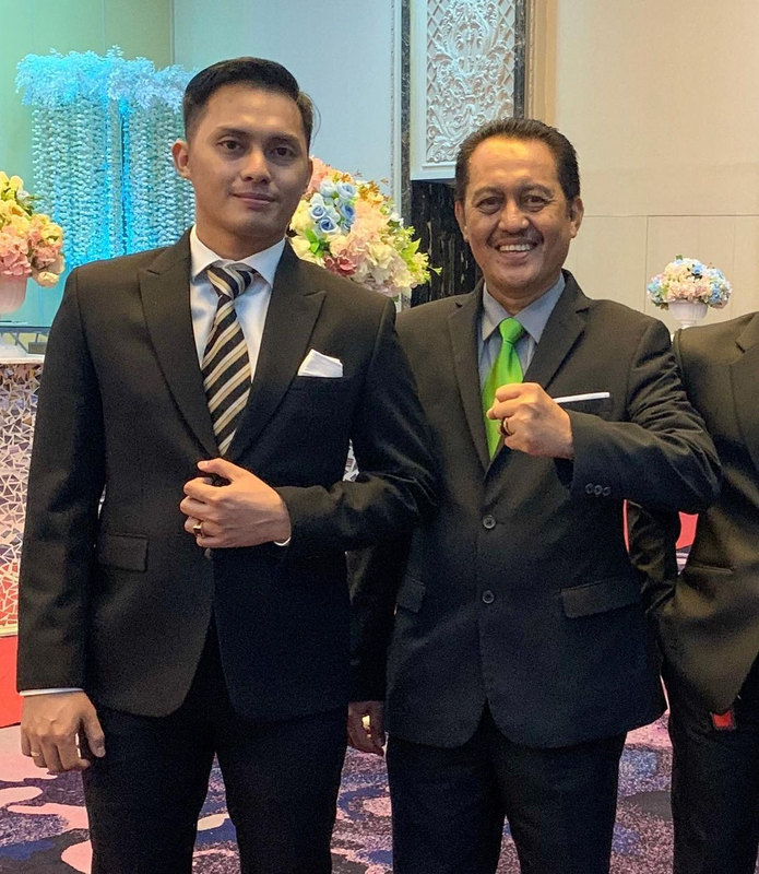 Fadel Islami bersama mendiang ayah