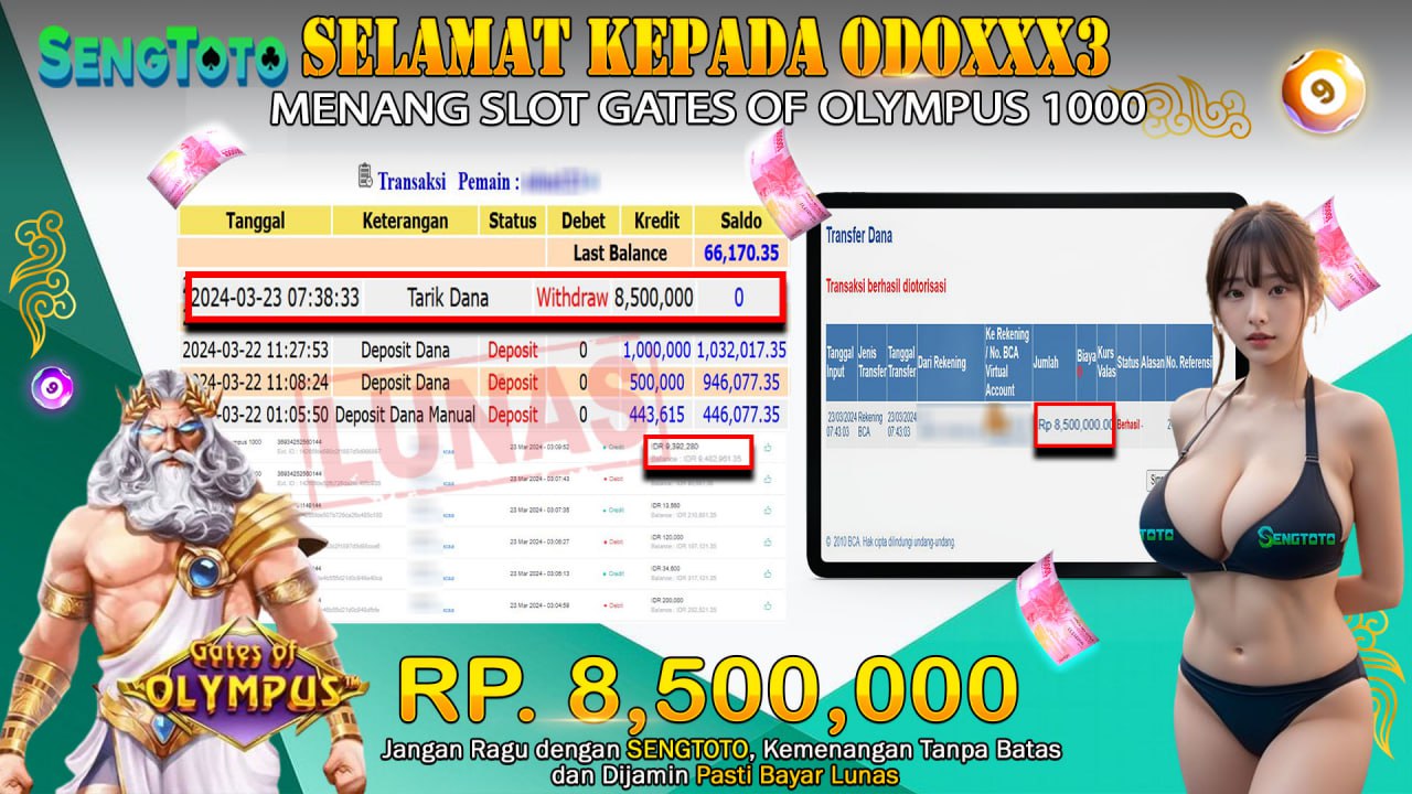 BUKTI PEMBAYARAN SLOT GATES OF OLYMPUS 1000