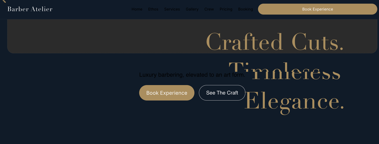 Barber Atelier desktop – primary