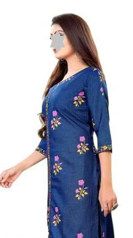 pants kurti kurti pants kurti yellow kurti pant set naira anarkali suit cottan anarkali suit naira kurta set kurti naira cut Color 5 (KS132)