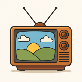 TV de tubo nostálgica