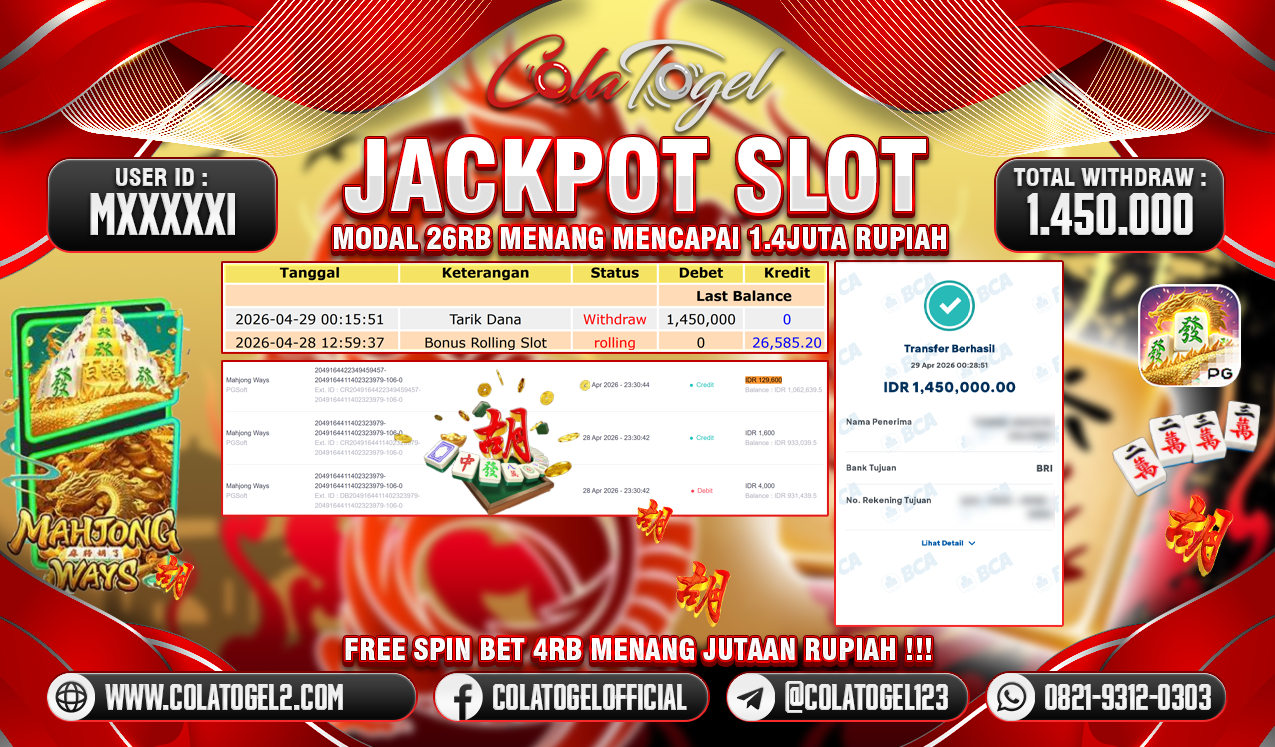 JACKPOT SLOT GACOR!!
