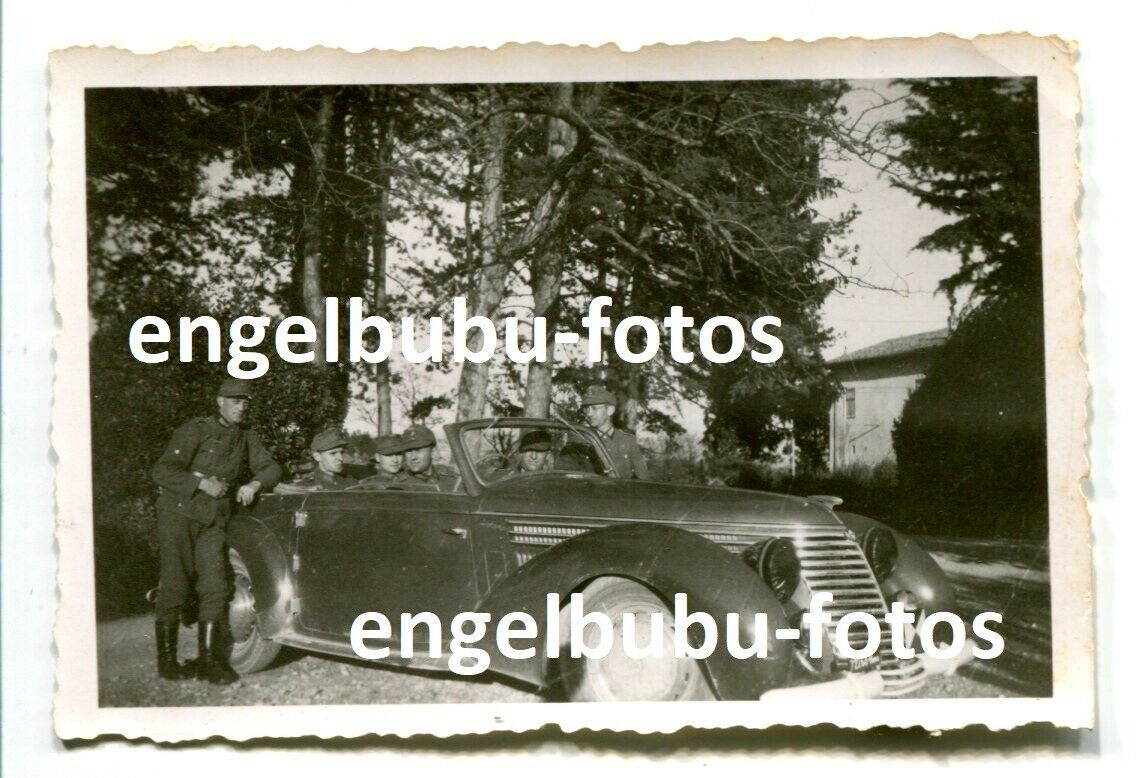 FOTO - ITALIEN 1944 - Kfz - Kübelwagen - BEUTE-FAHRZEUG - PKW - Stander