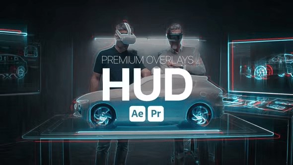 Videohive - Premium Overlays HUD 51186426