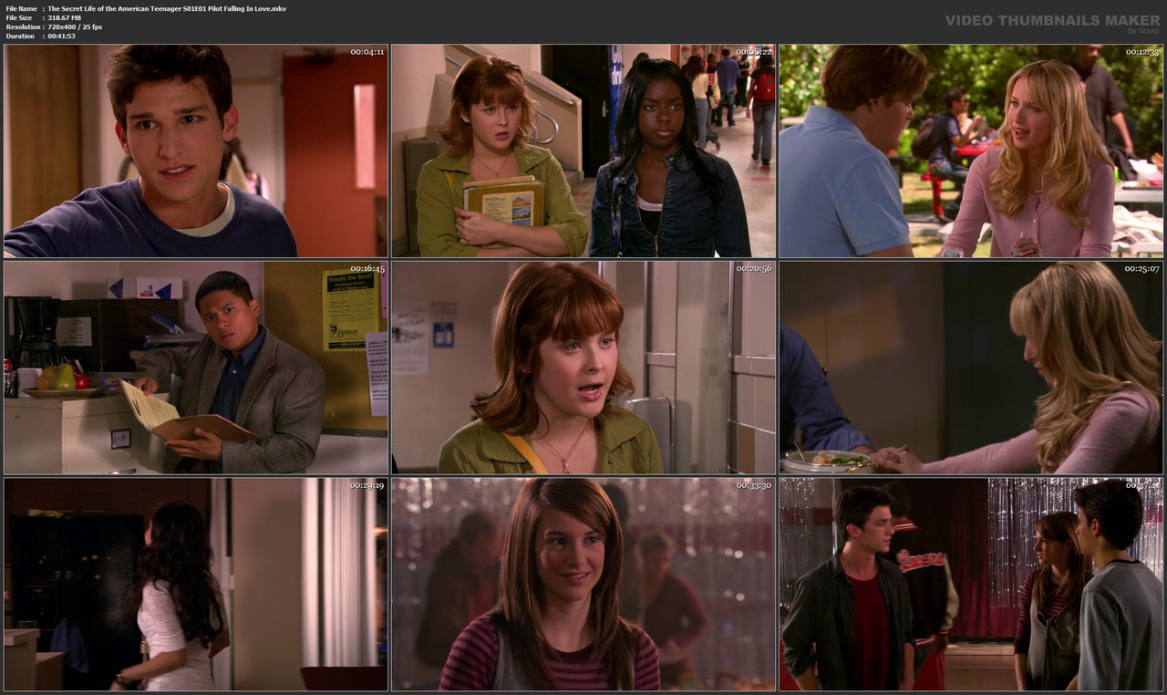 The Secret Life of the American Teenager S01E01 Pilot Falling In Love.mkv