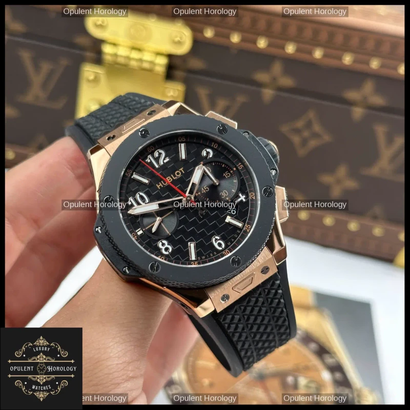 Hublot Big Bang 20th Anniversary King Gold Ceramic Automatic Chronograph Watch 43mm