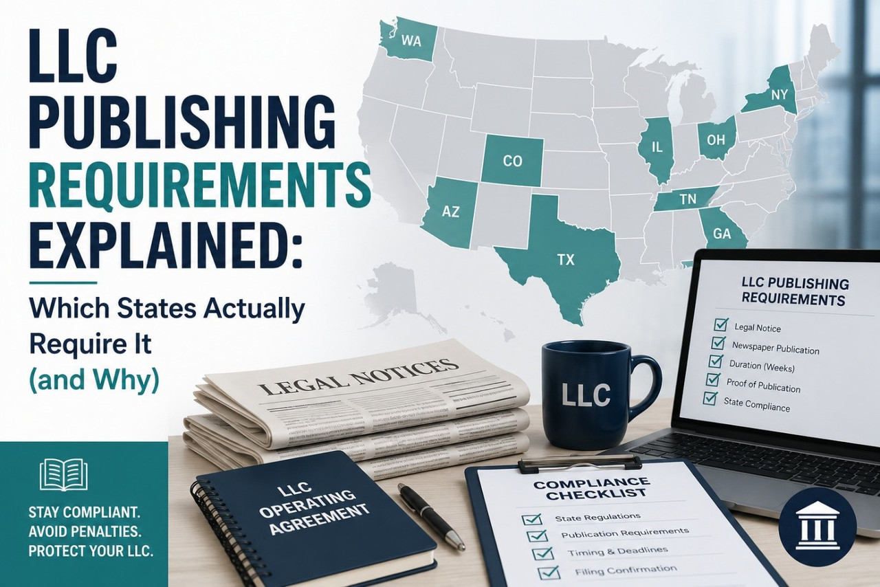 LLC Publishing Requirements Explained: Which States Actually Require It (and Why)