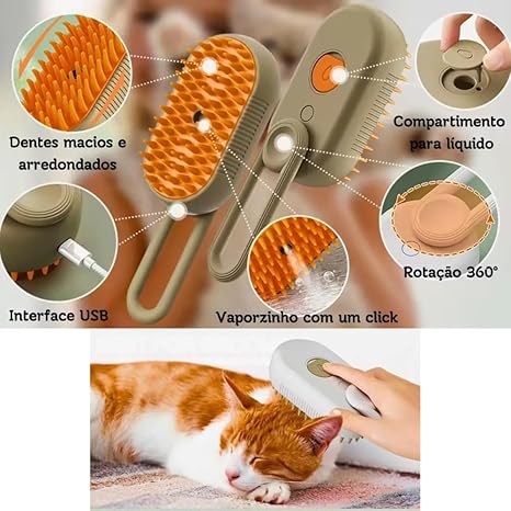 Escova Pet Premium Elétrica 3 em 1 - imagem 2