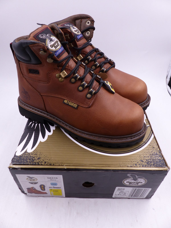 GEORGIA BOOT HAMMER STEEL TOE WORK BOOT SIZE MENS 9 1/2 W US 42 1/2 EURO G6315 GEORGIA BOOT HAMMER STEEL TOE WORK BOOT SIZE MENS 9 1/2 W US 42 1/2 EURO G6315
