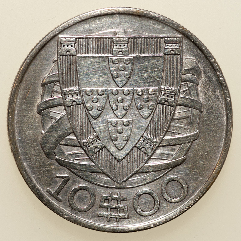 10 escudos Portugal 1933. PAS6117