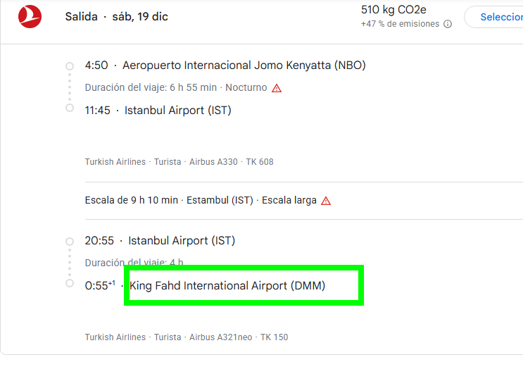 Vuelo: Nairobi-Estambul-Bahrein con Turkish Airlines y Stop-Over (2)