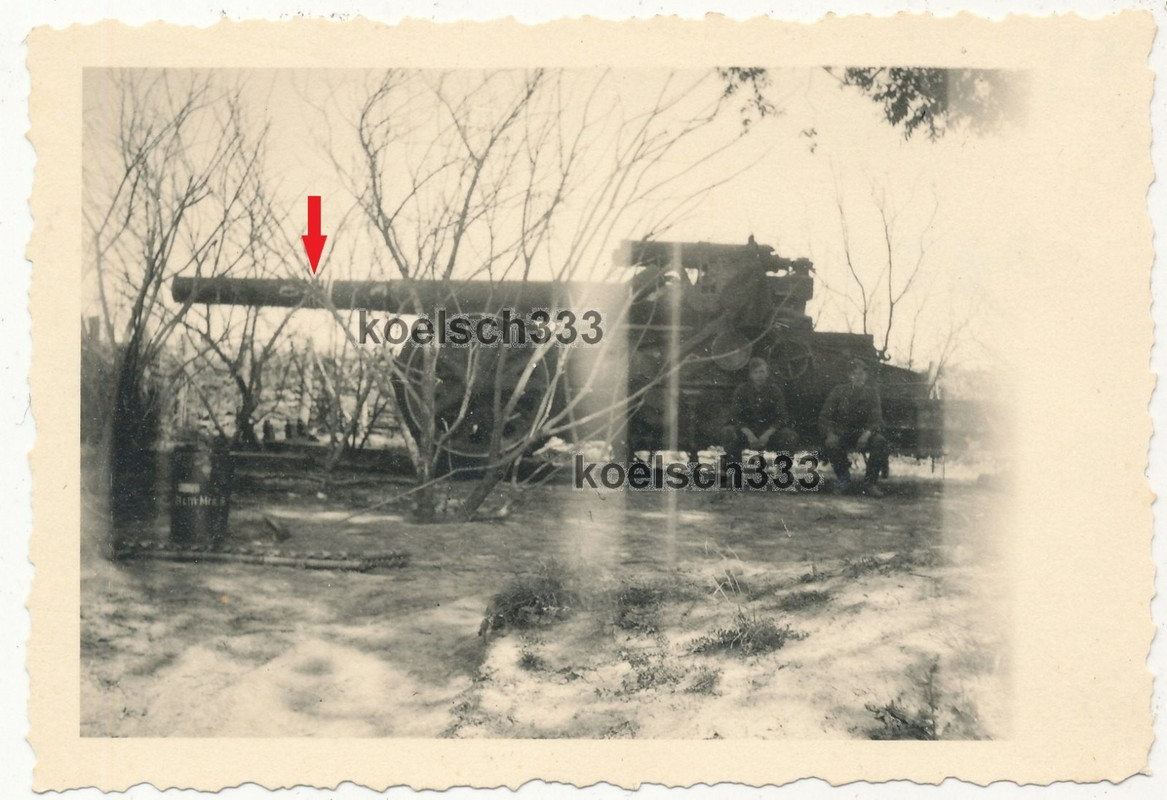 Foto 21cm Mörser mit Abschussringen an der Ostfront ! Wehrmacht Artillerie ...