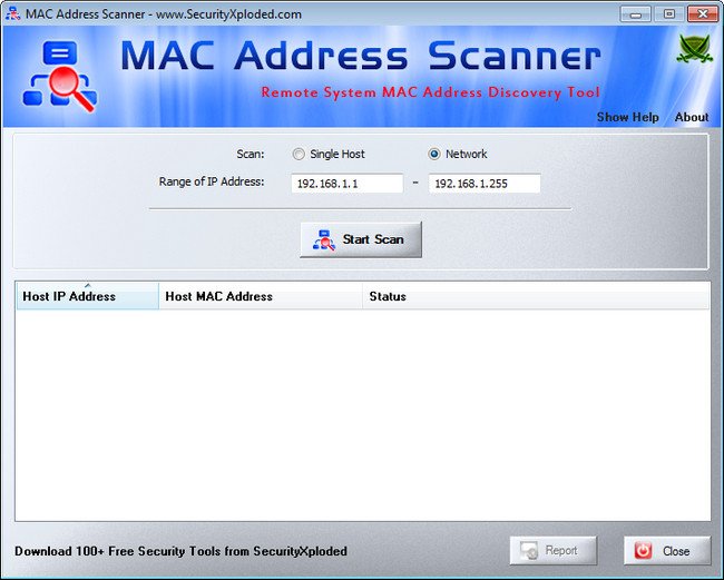 MAC Address Scanner 6.0