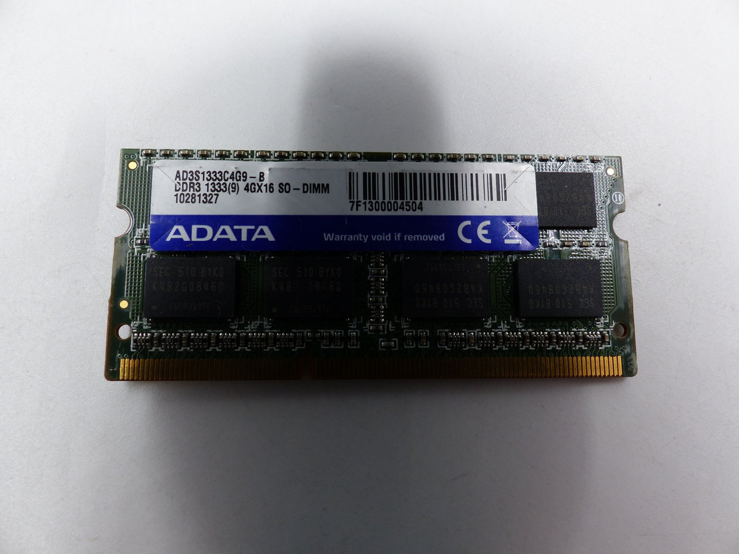 ADATA 4GB AD3S1333C4G9-B MEMORY CARD 7F1300004504