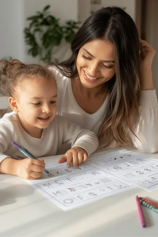 Niños empezando a escribir
