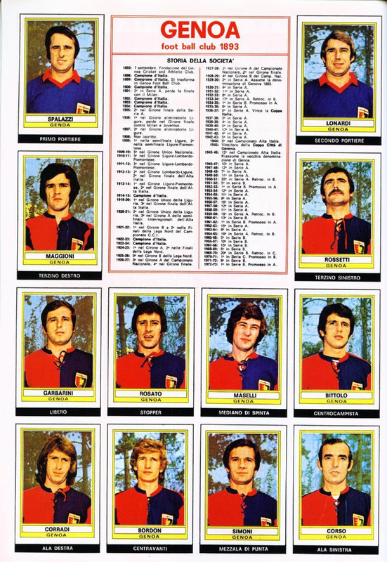 Album Calciatori 1973 1974 Panini 18 — Postimages
