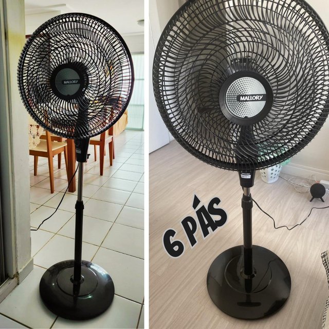 Ventilador de Coluna, Delfos TS+, Preto/Grafite, 110v, Mallory