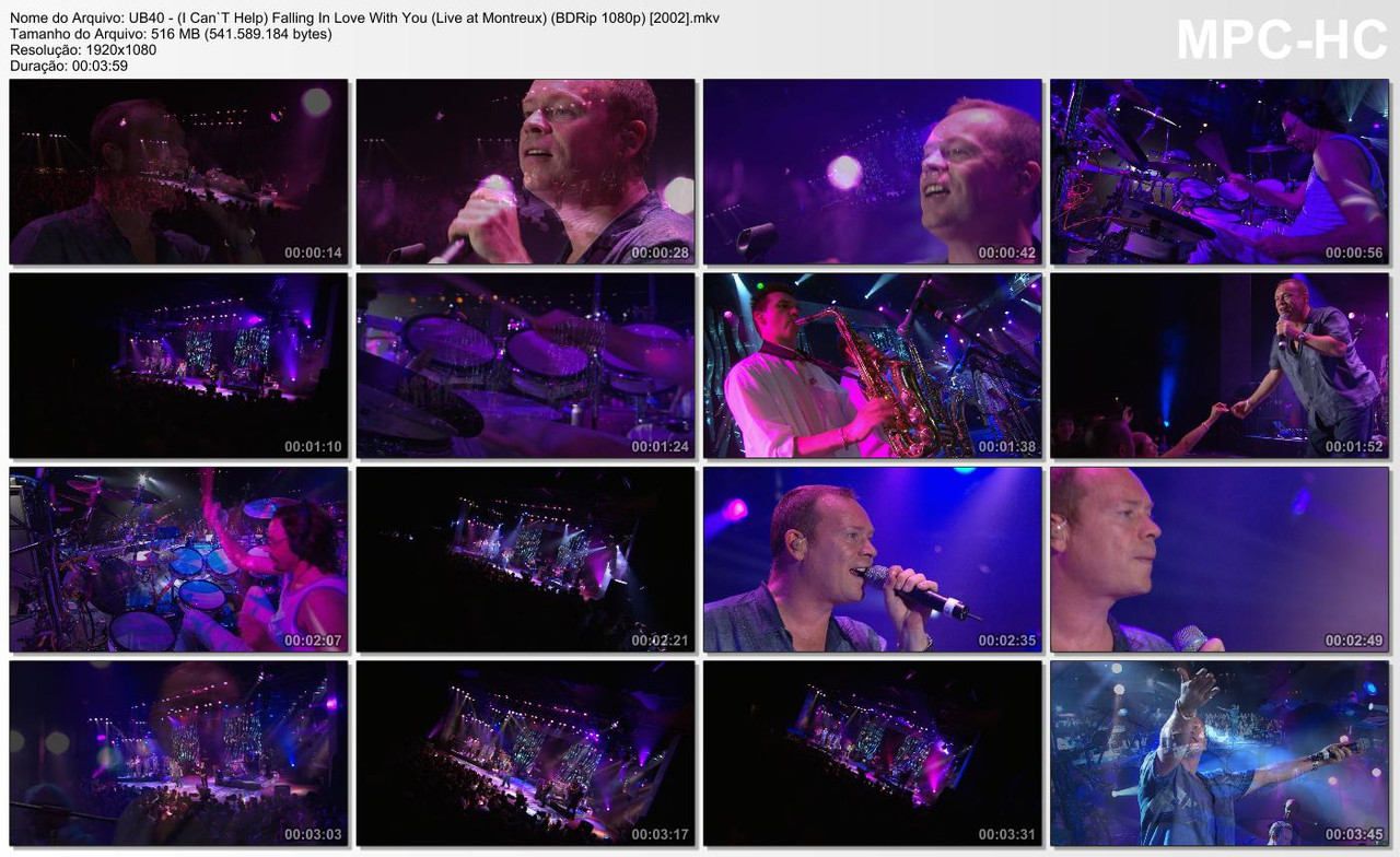 UB40 - (I Can't Help) Falling in Love With You (Live at Montreux) (BDRip 1080p) [2002]