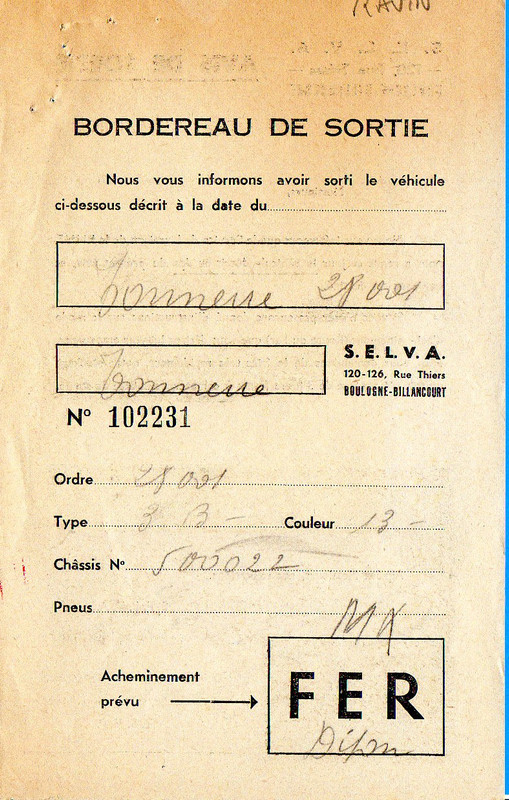 1961-09-22 - R3 Ravin (3)a Selva bon de sortie