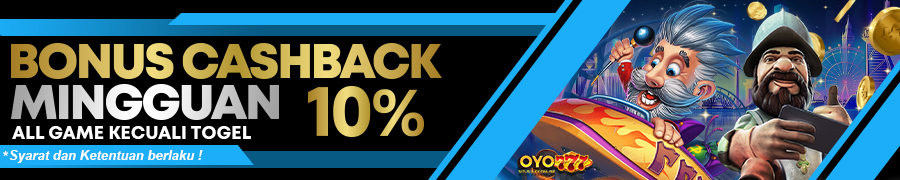 BONUS CASHBACK HINGGA 10%