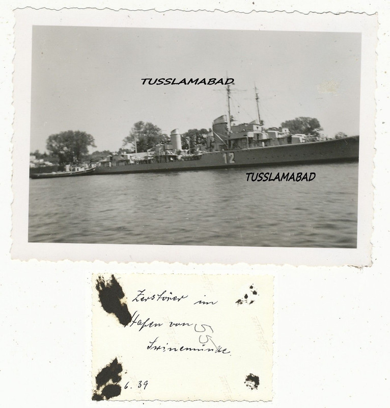 Swinemünde Pommern Marine Kriegsschiffe Schiff H