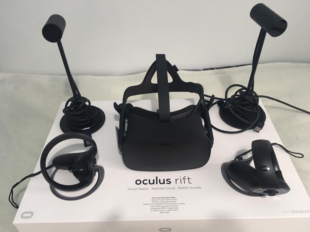 Scatola Oculus Rift Vuota Con Telecomando E Panno - SENZA DISPOSITIVO